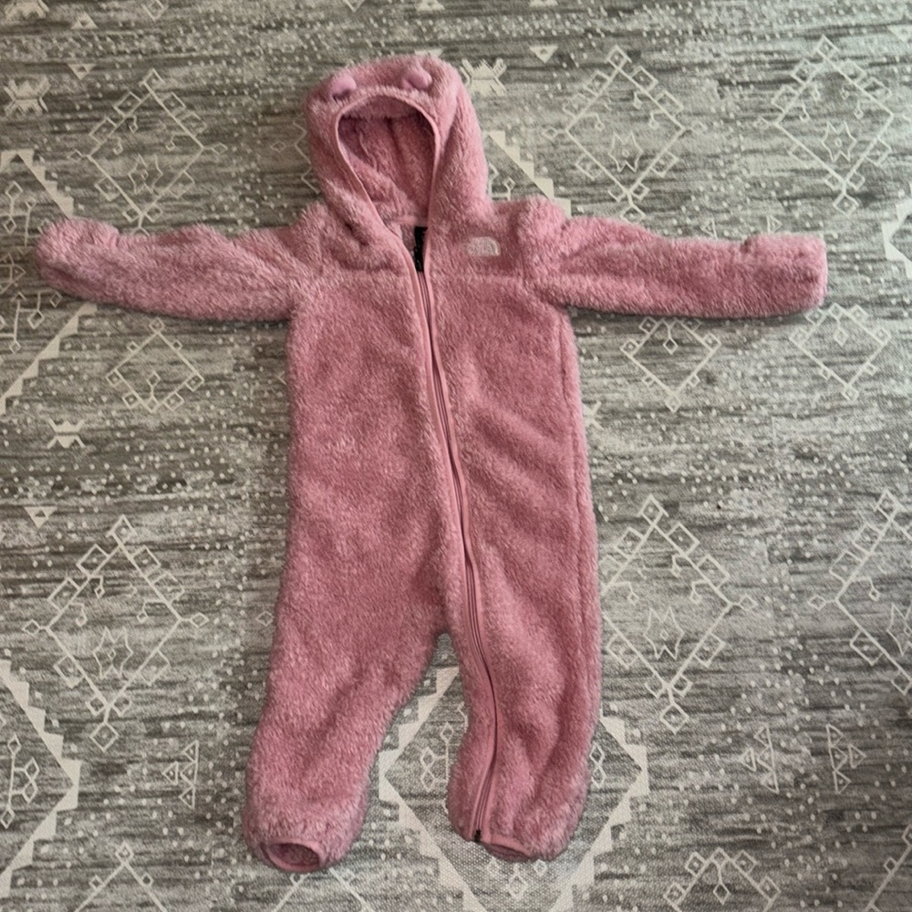 The North Face 18-24 month fleece snow suit winter suit